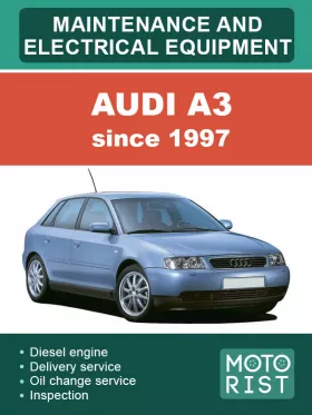 Книга по техобслуживанию и и электрооборудование Audi A3 с 1997 года в формате PDF (на английском языке)