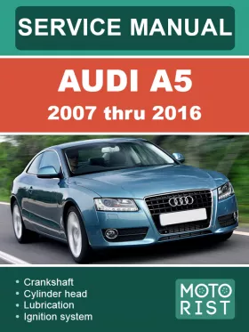 Книга по ремонту Audi A5 с 2007 по 2016 год в формате PDF (на английском языке)
