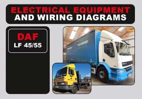 Электрооборудование и электросхемы DAF LF 45 / LF 55 в формате PDF в формате PDF (на английском языке)