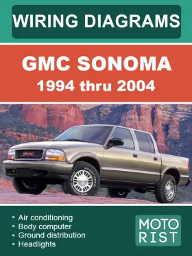 Электросхемы GMC Sonoma с 1994 по 2004 год в формате PDF (на английском языке)
