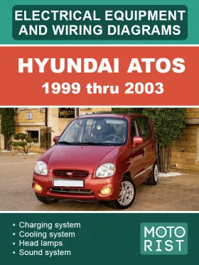 Электрооборудование и электросхемы Hyundai Atos с 1999 по 2003 год, в формате PDF (на английском языке)