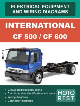 Электросхемы International CF 500 / CF 600 с 2007 года в формате PDF (на английском языке)