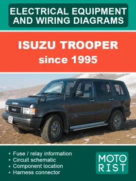 Электрооборудование и электросхемы Isuzu Trooper 1995 года в формате PDF (на английском языке)