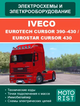 Электросхемы Iveco EuroTech CURSOR 390–430 / EuroStar CURSOR 430 в формате PDF (на английском языке)