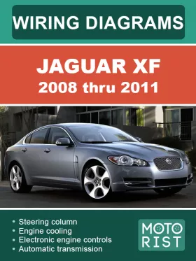 Электросхемы Jaguar XF с 2008 по 2011 год в формате PDF (на английском языке)
