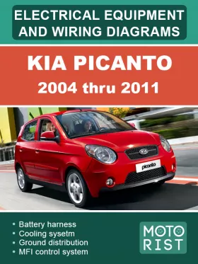 Электрооборудование и электросхемы Kia Picanto с 2004 по 2011 год в формате PDF (на английском языке)