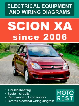 Электрооборудование и электросхемы Scion xA с 2006 года в формате PDF (на английском языке)