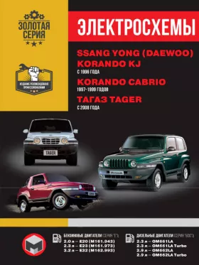Электросхемы SsangYong Korando KJ / SsangYong Korando Cabrio / ТАGАZ Tager с 1996 по 2008 год в формате PDF