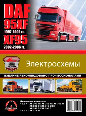 Электросхемы DAF 95XF / XF95 с 1997 по 2006 год в формате PDF