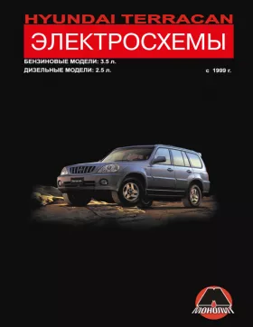 Электросхемы Hyundai Terracan с 1999 года в формате PDF
