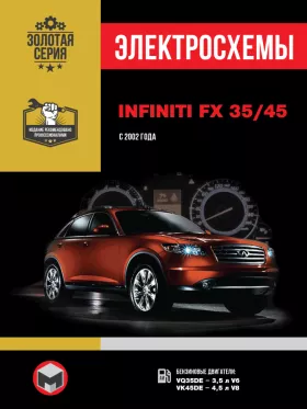 Электросхемы Infiniti FX 35 / Infiniti FX 45 с 2002 года в формате PDF