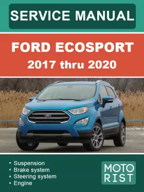 Книга по ремонту Ford EcoSport с 2017 по 2020 год в формате PDF (на английском языке)
