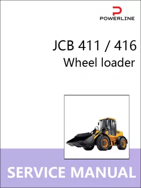 Книга по ремонту погрузчика JCB 411 / 416 в формате PDF (на английском языке)