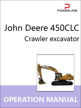 Книга по эксплуатации и техобслуживанию экскаватора John Deere 450CLC в формате PDF (на английском языке)