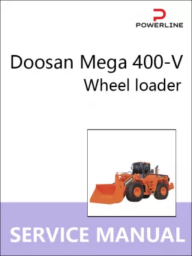 Книга по ремонту погрузчика Doosan Mega 400-V в формате PDF (на английском языке)