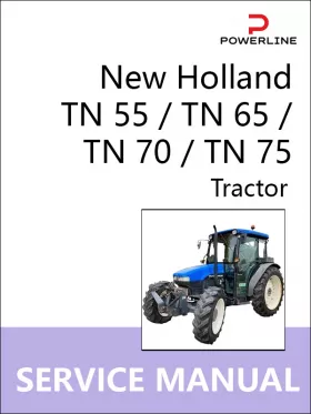 Книга по ремонту трактора New Holland TN 55 / TN 65 / TN 70 / TN 75 в формате PDF (на английском языке)