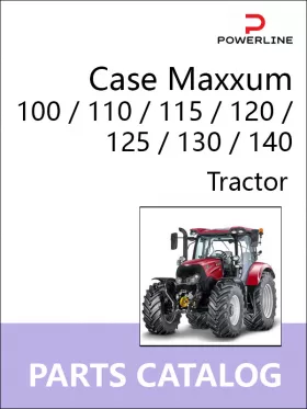 Каталог запчастей трактора Case Maxxum 100 / 110 / 115 / 120 / 125 / 130 / 140 в формате PDF (на английском языке)