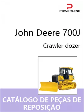Каталог запчастей бульдозера John Deere 700J в формате PDF (на португальском языке)