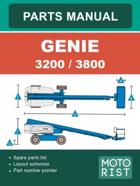 Каталог запчастей подъемника Genie S3200 / S3800 в формате PDF (на английском языке)