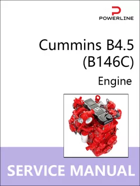 Книга по ремонту двигателей Cummins B4.5 (B146C) в формате PDF (на английском языке)