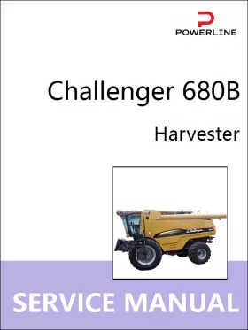 Книга по ремонту комбайна Challenger 680B в формате PDF (на английском языке)