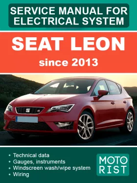 Книга по ремонту электрооборудования Seat Leon с 2013 года в формате PDF (на английском языке)