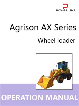 Книга по эксплуатации и техобслуживанию погрузчика Agrison AX Series в формате PDF (на английском языке)