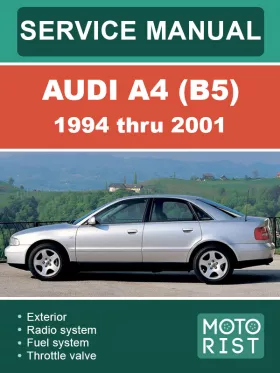 Книга по ремонту Audi A4 (B5) с 1994 по 2001 год в формате PDF (на английском языке)