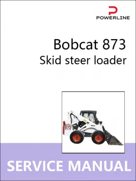 Книга по ремонту погрузчика Bobcat 873 в формате PDF (на английском языке)