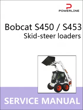 Книга по ремонту погрузчика Bobcat S450 / S453 в формате PDF (на английском языке)
