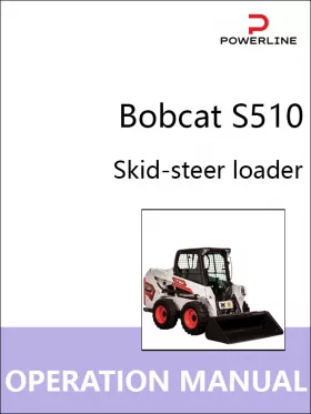Книга по эксплуатации и техобслуживанию погрузчика Bobcat S510 в формате PDF (на английском языке)