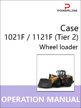 Книга по эксплуатации и техобслуживанию погрузчика Case 1021F / 1121F (Tier 2) в формате PDF (на английском языке)