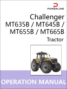 Книга по эксплуатации и техническому обслуживанию трактора Challenger MT635B / MT645B / MT655B / MT665B в формате PDF (на английском языке)