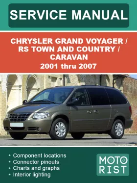 Книга по ремонту Chrysler Grand Voyager / RS Town and Country / Caravan с 2001 по 2007 год в формате PDF (на английском языке)