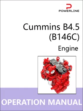 Книга по эксплуатации и техническому обслуживанию двигателя Cummins B4.5 (B146C) в формате PDF (на английском языке)