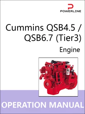 Книга по эксплуатации и техническому обслуживанию двигателя Cummins QSB4.5 / QSB6.7 (Tier3) в формате PDF (на английском языке)