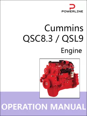 Книга по эксплуатации и техническому обслуживанию двигателя Cummins QSC8.3 / QSL9 в формате PDF (на английском языке)