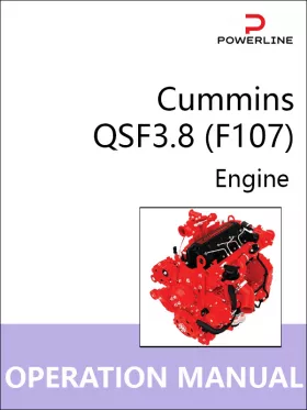 Книга по эксплуатации и техническому обслуживанию двигателя Cummins QSF3.8 (F107) в формате PDF (на английском языке)