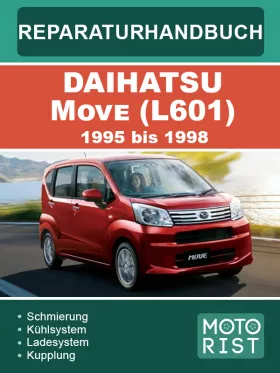 Книга по ремонту Daihatsu Move (L601) с 1995 по 1998 год, в формате PDF (на немецком языке)