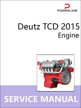 Книга по ремонту двигателя Deutz TCD 2015 в формате PDF (на английском языке)