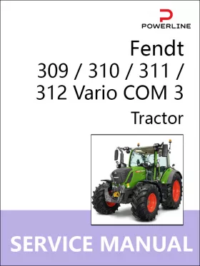 Книга по ремонту трактора Fendt 309 / 310 / 311 / 312 Vario COM 3 с 2006 по 2021 год в формате PDF (на английском языке)