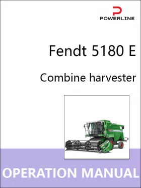 Книга по эксплуатации и техническому обслуживанию комбайна Fendt 5180 E в формате PDF (на английском языке)