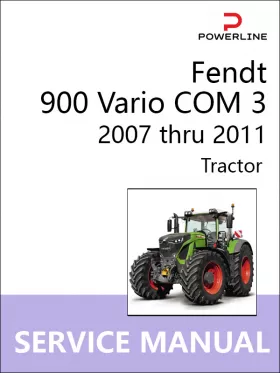 Книга по ремонту трактора Fendt 900 Vario COM 3 с 2007 по 2011 год в формате PDF (на английском языке)