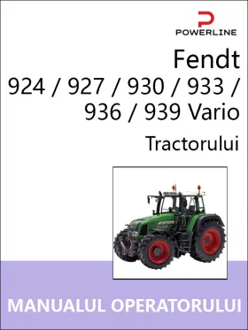 Книга по эксплуатации и техобслуживанию трактора Fendt 924 / 927 / 930 / 933 / 936 / 939 Vario в формате PDF (на румынском языке)