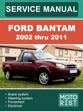 Книга по ремонту Ford Bantam с 2002 по 2011 год в формате PDF (на английском языке)