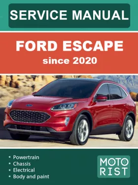 Книга по ремонту Ford Escape с 2020 года в формате PDF (на английском языке)