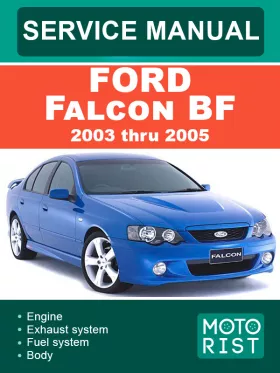 Книга по ремонту Ford Falcon BF с 2003 по 2005 год в формате PDF (на английском языке)