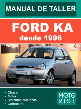 Книга по ремонту Ford Ka с 1996 года в формате PDF (на испанском языке)