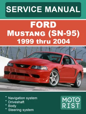 Книга по ремонту Ford Mustang (SN-95) с 1999 по 2004 год в формате PDF (на английском языке)