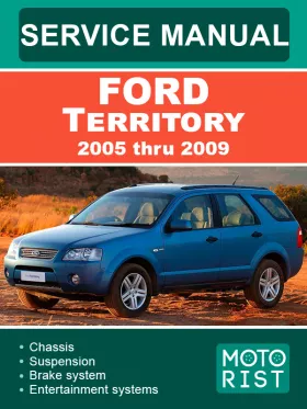 Книга по ремонту Ford Territory с 2005 по 2009 год в формате PDF (на английском языке)